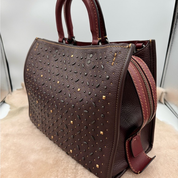 1941 Coach Rogue 30 Anniversary Rivets Oxblood - Picture 3 of 16